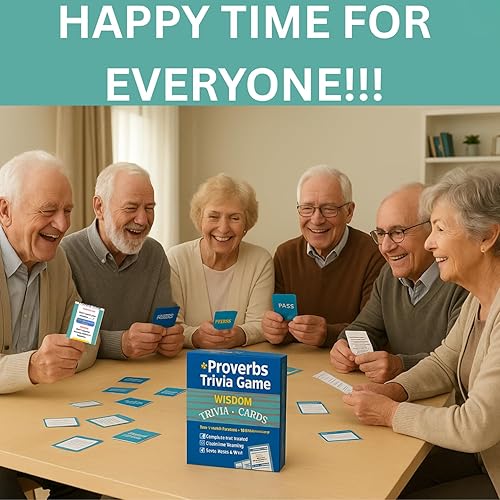 Miniatura 7 de Proverbios Juegos de trivia, 300 preguntas con respuestas y significados  Divertidos juegos de mesa para fiestas familiares, noche de juegos de