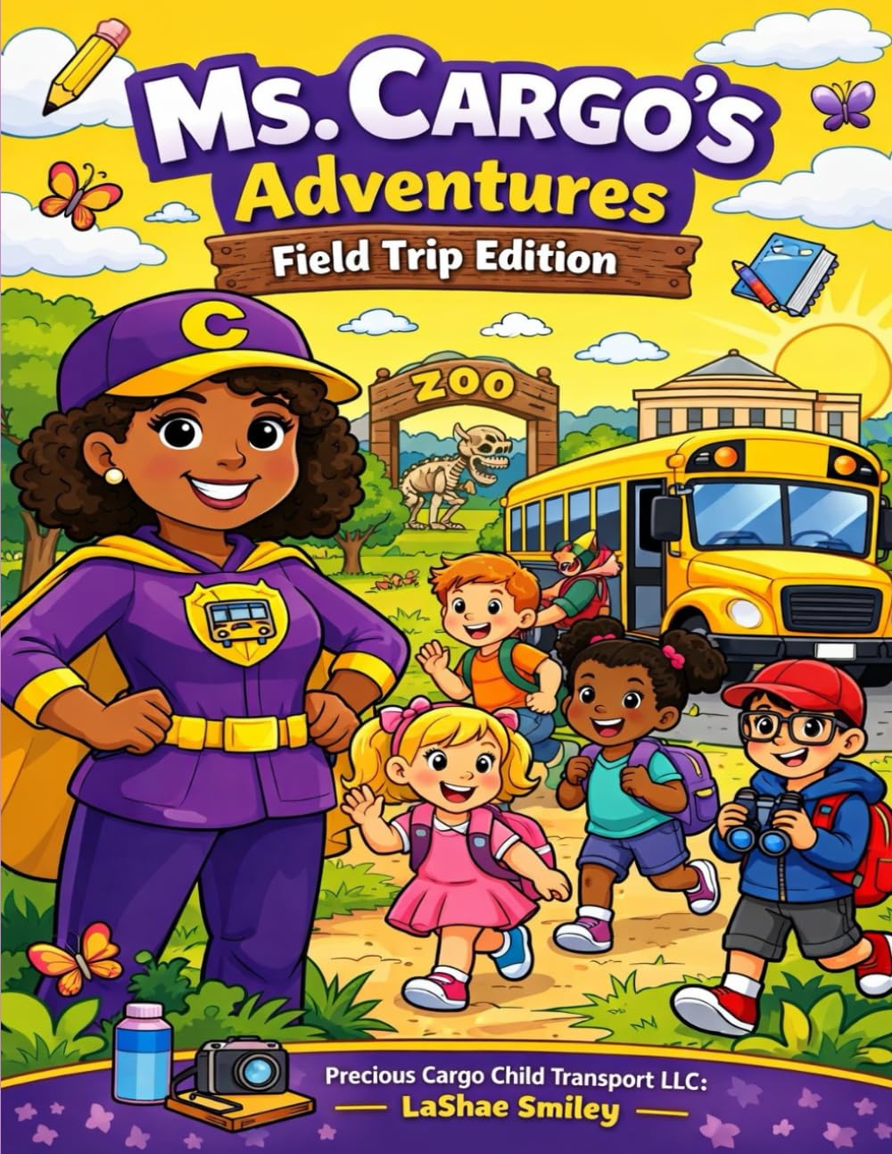 Ms. Cargo's Adventures: Field Trip Edition: Coloring Book