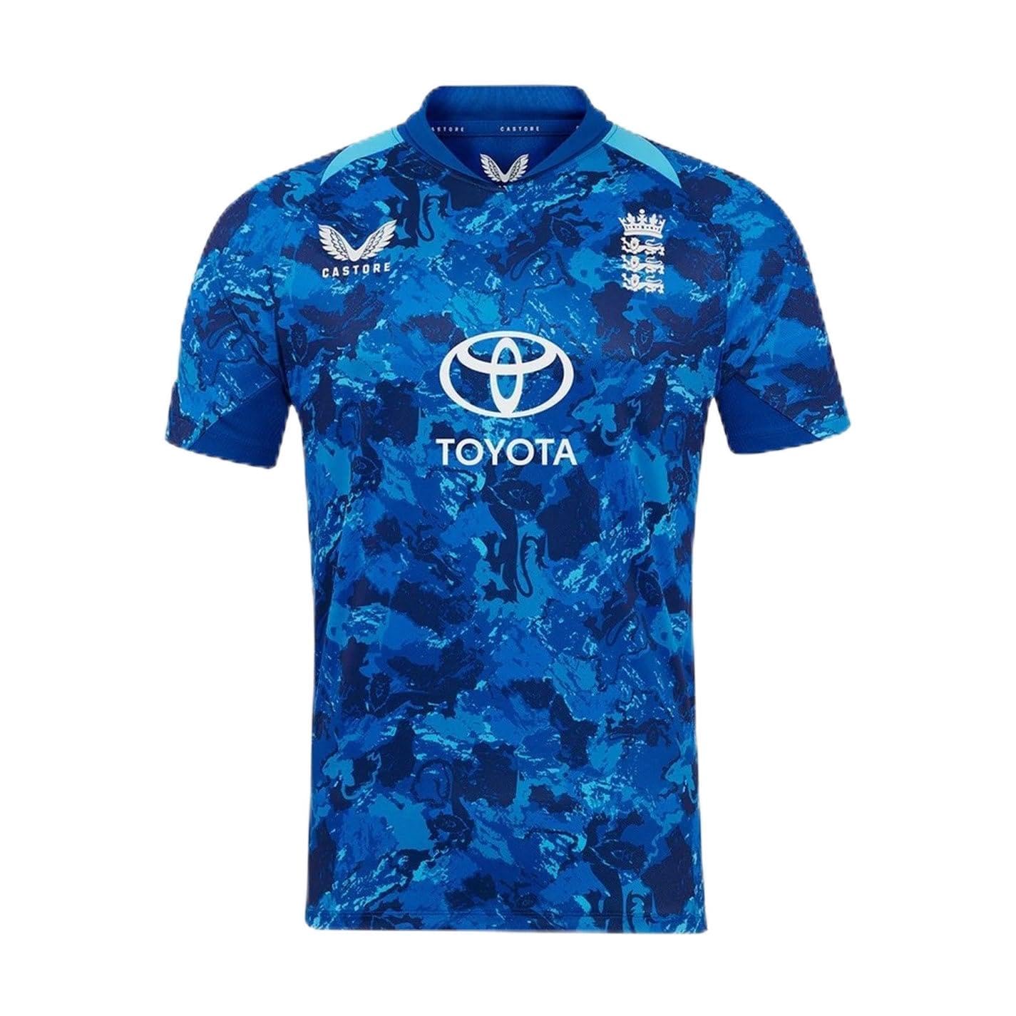 Castore England Odi Shirt 2025 Adults Blue 2XL