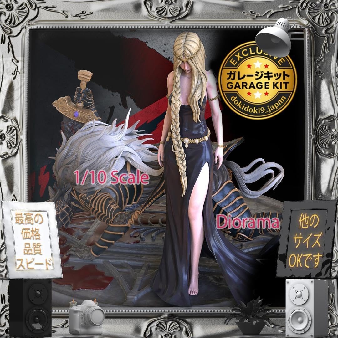 ガレージキット 1/10 エルデンリング マリカ & マリケス未塗装未組立