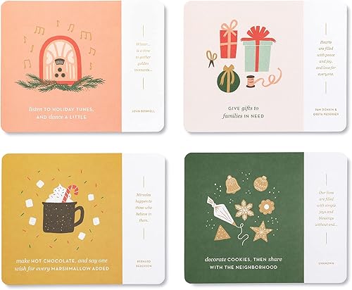 Miniatura 3 de Merry Memories un mazo de tarjetas navideñas con actividades conmovedoras para celebrar la temporada