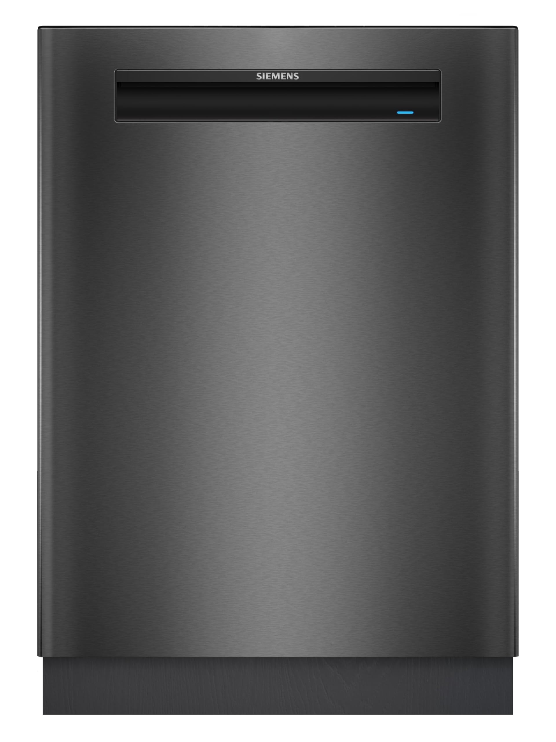 Siemens SN15EC06CS iQ500 Unterbau Geschirrspüler 60 cm, Made in Germany, Besteckschublade, smartStart, varioSpeed Plus, automatische Türöffnung, aquaStop, Anti-Fingerprint, Gebürsteter schwarzer Stahl