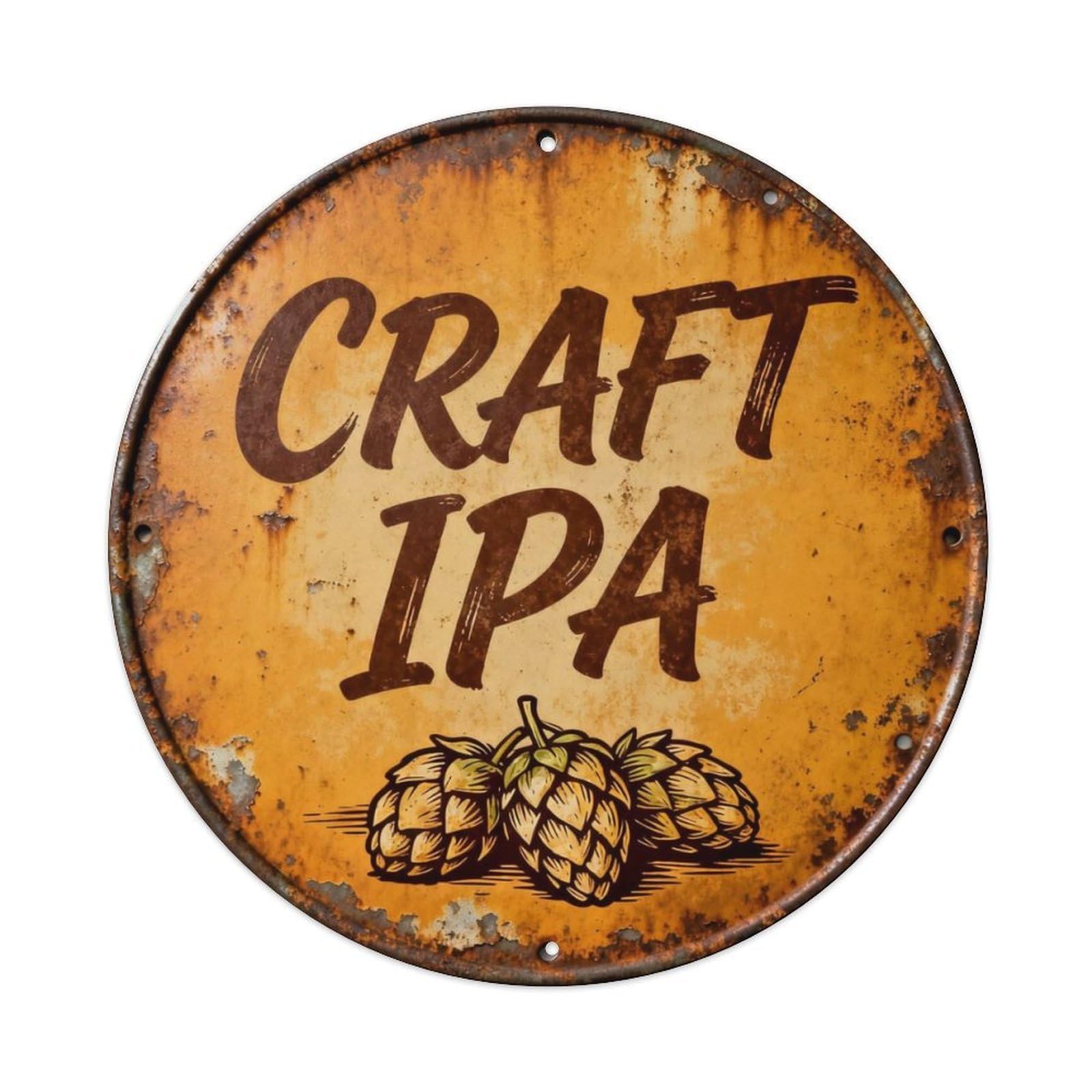 Craft Ipa Metal Tin Sign Plaque