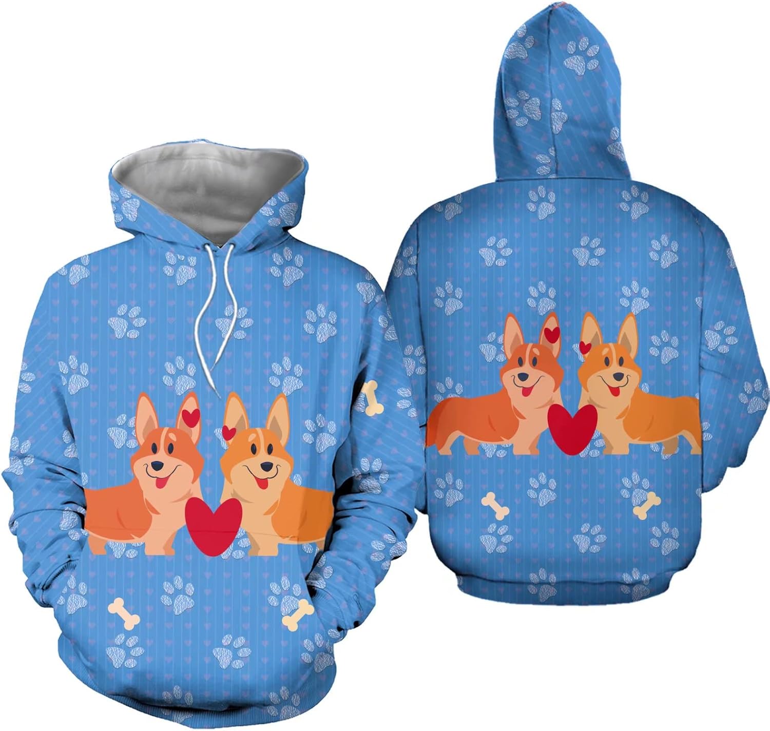 Dolyues Womens Hoodie Cute Graphic Hoodies for Women Pullover Fashion Long Sleeve Hooded Sweatshirt Teen Girls Hoodie Comfy