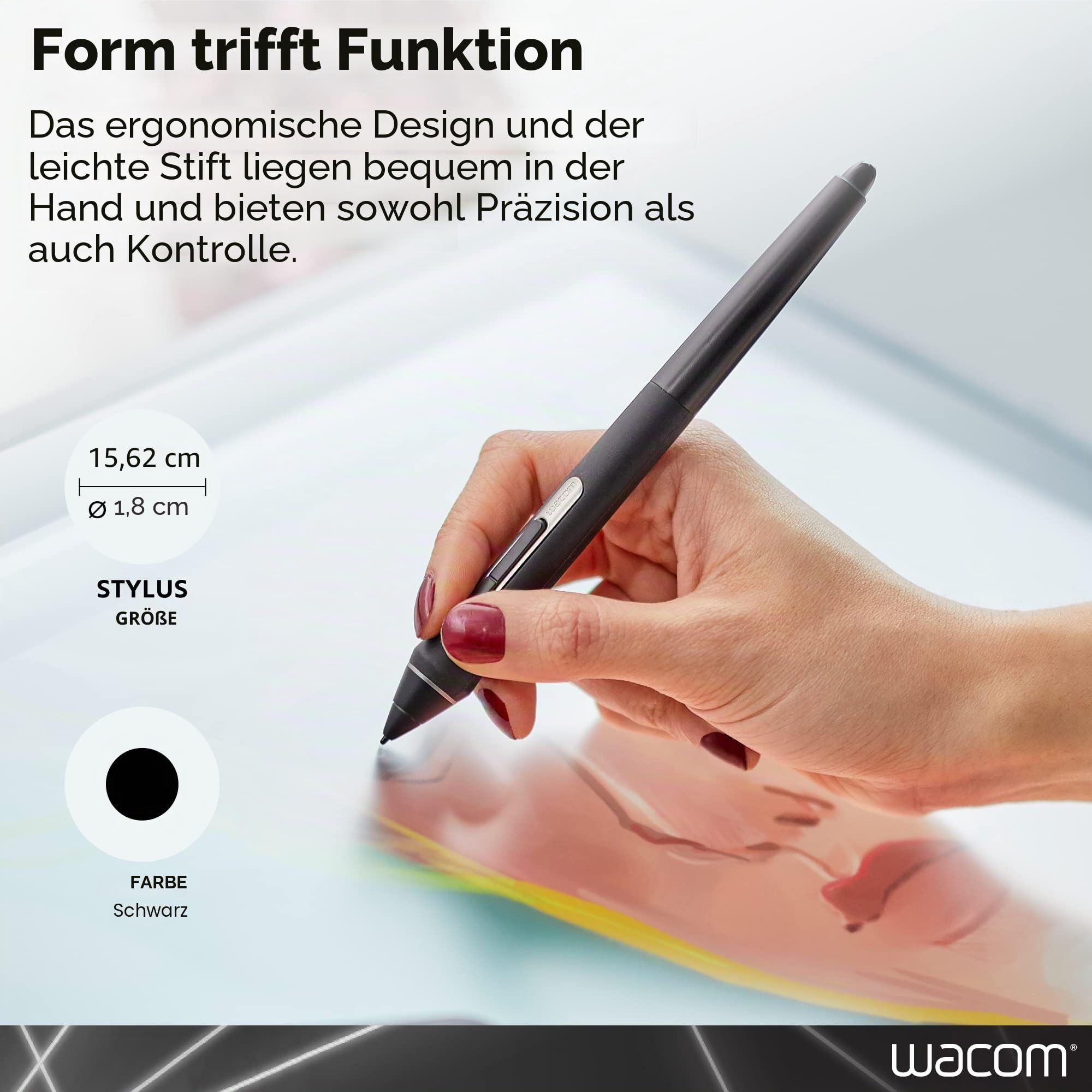 Wacom Pro Pen 2 (KP504E) - Compatible with Intuos Pro, Cintiq, Cintiq Pro & MobileStudio Pro