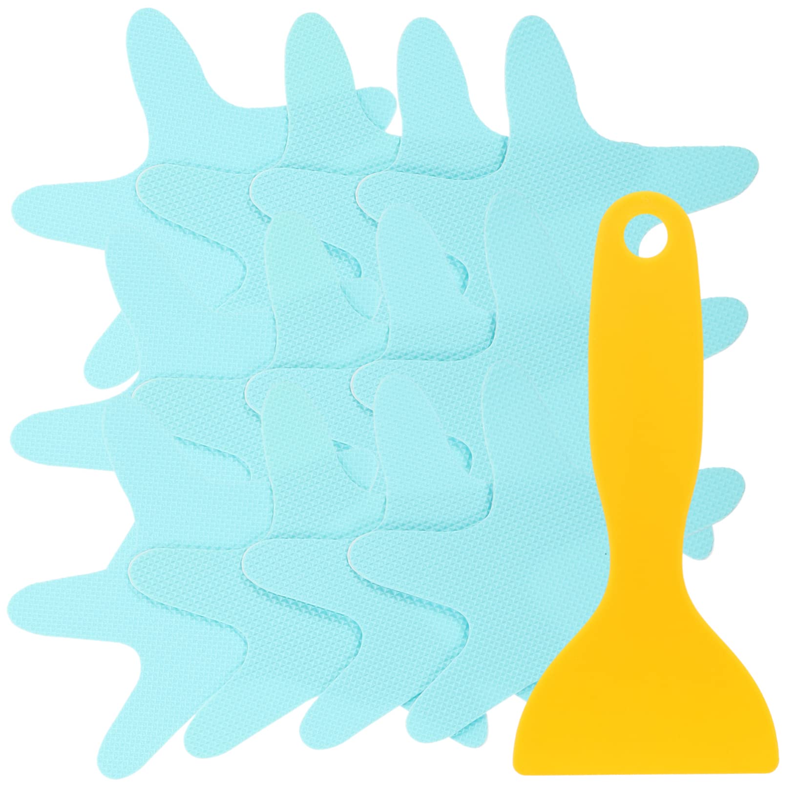 MAGICLULU 3 Juegos Estrellas de mar Pegatinas Antideslizantes baño pequeño Pegatinas Cinta Antideslizante para Caja Fuerte para niños Caja Fuerte Infantil calcomanías de baño para niños