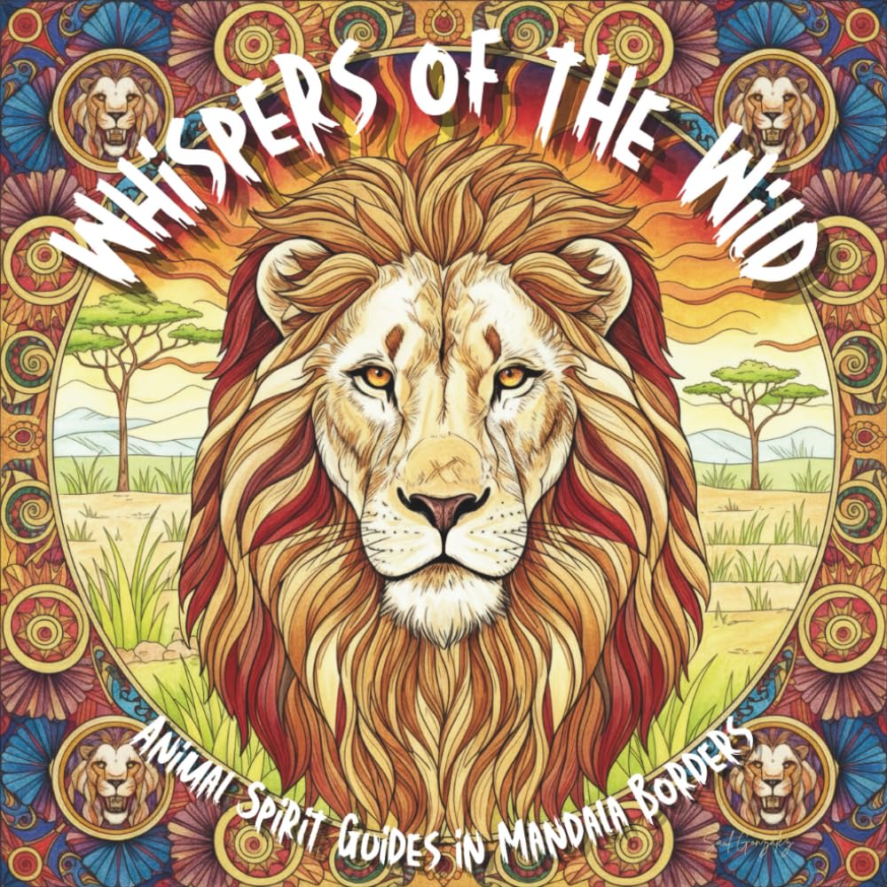 Whispers of the Wild: Animal Spirit Guides in Mandala Borders