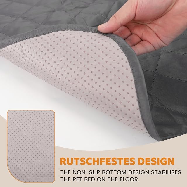 Foto 8 de 8 de Nobleza Protector Sofá Impermeable para Perros, Manta Antipelos Mascotas 208x157cm, Manta Impermeable Cama