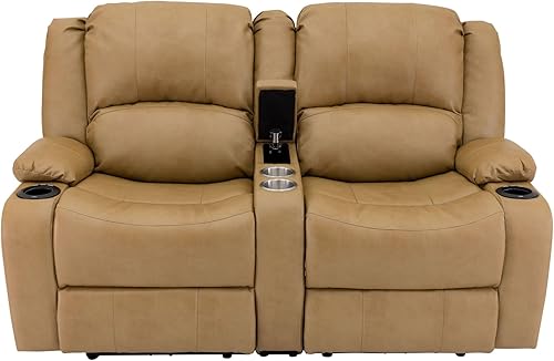 Miniatura 50 de RecPro Charles - Sofá reclinable doble de pared de 58 pulgadas, para autocaravana, con tela mejorada (color plomizo)