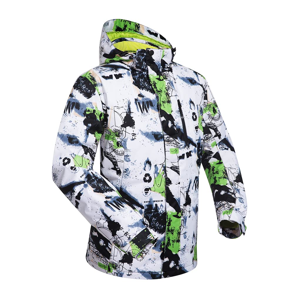 HOTIAN Herren Ski Jacke und Hosen Set Herren Schneeanzug Winter Winter Warme Schnee Skifahren Sätze Wasserdicht Winddicht Snowboard Set