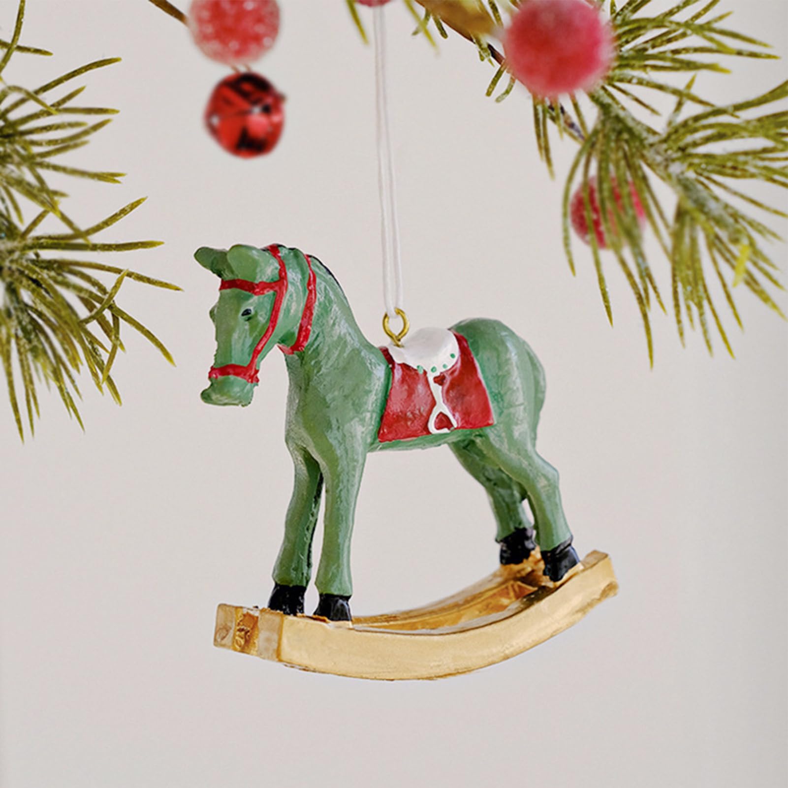 Amazon.co.jp: 馬のオーナメントの置物、樹脂素材の農家の馬の