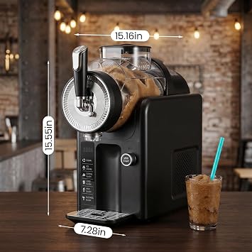 Slush Machine Ice Cream Maker 5 Presets Adjustable Thickness Self-Cleaning