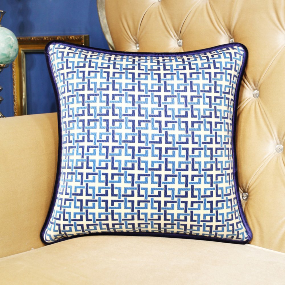 Oreiller lit ergonomique et coussin de sofa 33x50cm style chinois