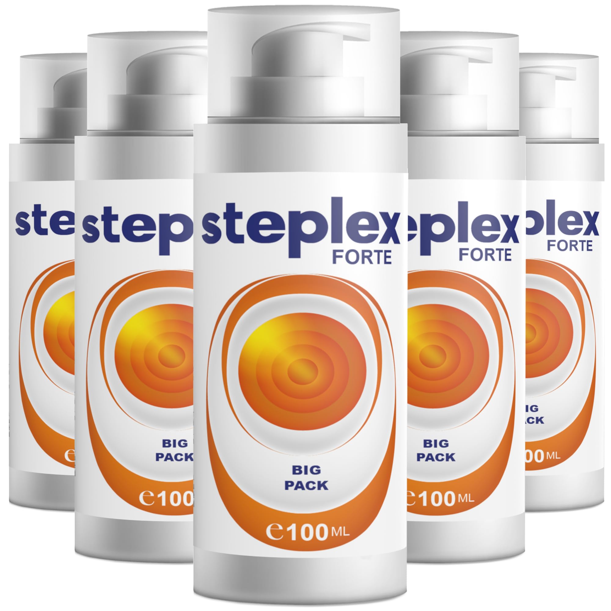 Crema Steplex Forte – 500 ml (5 x 100 ml), confezione da 5
