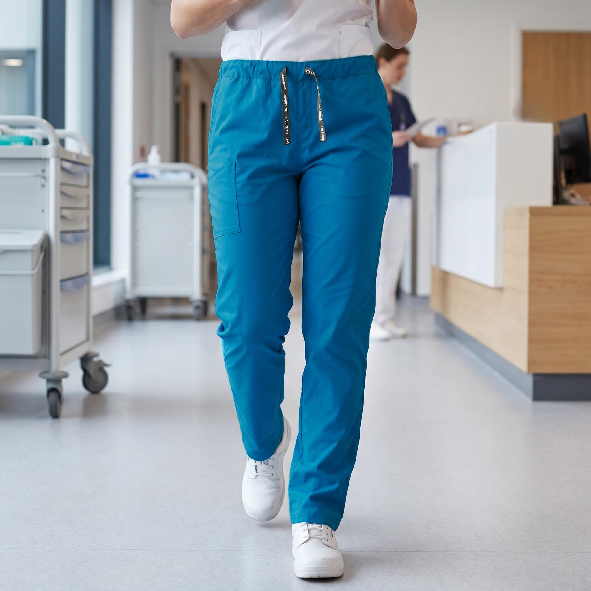 DINOZAVR Pantalones médicos Unisex Tony, Pantalones de Chef, Pantalones de Trabajo elásticos, Pantalones de enfermería con Spandex