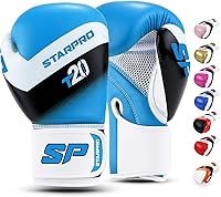 Vista 1 de Starpro Boxing Gloves with Wrist Support & Protection Sparring Training Bag Gloves for Men & Women 8oz 10oz 12oz 14oz 16oz