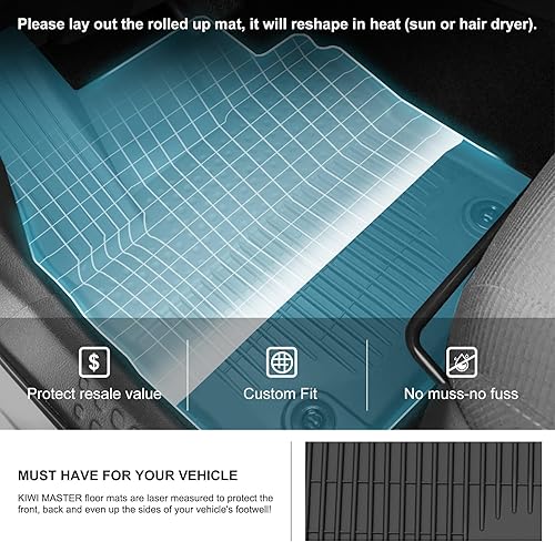 Miniatura 9 de KIWI MASTER Alfombrilla de maletero de carga para Toyota RAV4 2013-2018 Reemplazo OEM PT908-42135 para todo tipo de clima, alfombrillas TPE Slush