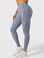 Vista 151 de HIGORUN - Leggings sin costuras para mujer, moldeadores, con diseño gráfico de sonrisas, de cintura alta, para el gimnasio, yoga o hacer ejercicio