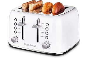 Roter Mond Retro 4 Slice Toaster: A Nostalgic Kitchen Essential with Modern Functionality