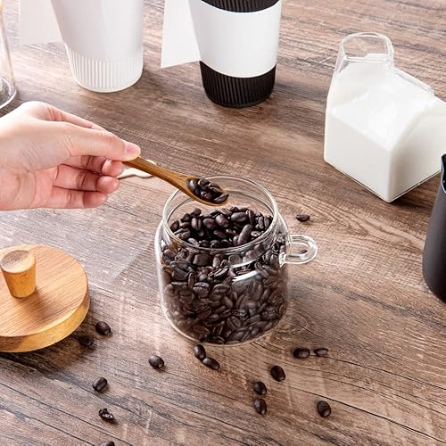 Miniatura 5 de Restaurantware -Tarro de almacenamiento de vidrio de 16.9 onzas, 1 tarro de galletas de vidrio lavable en lavavajillas, sello hermético, apto para