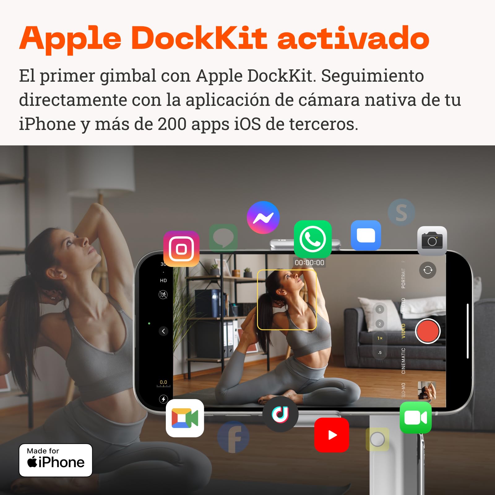Insta360 Flow Pro Paquete de Trípode Pro - Gimbal estabilizador de teléfono impulsado por IA, Seguimiento 360º Infinito, estabilización de 3 Ejes, trípode Incorporado, portátil y Plegable