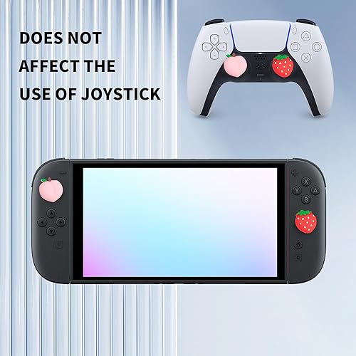 Vista 80 de PERFECTSIGHT Lindas tapas de agarre para el pulgar para Switch 2 2025, PlayStation 4/5, PS5, PS4, Xbox Series X/S, Xbox One, Switch Pro Controller