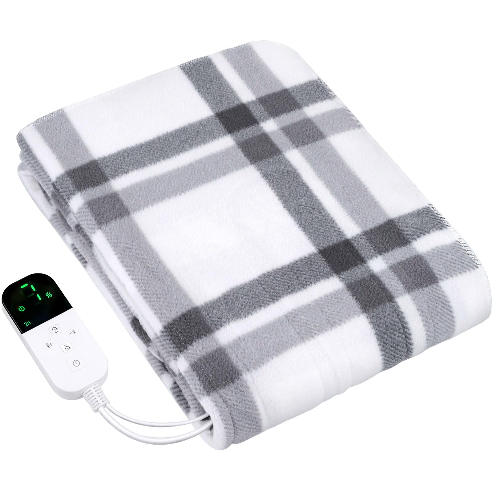 Amazon.co.jp : BAYATA 電気毛布 掛け敷き兼用 洗える 160x80cm 7段階