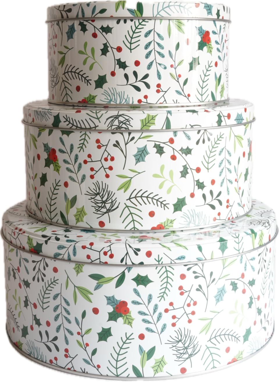 Boîte à biscuits de Noël en tôle khevga, l'élégance de la table festive