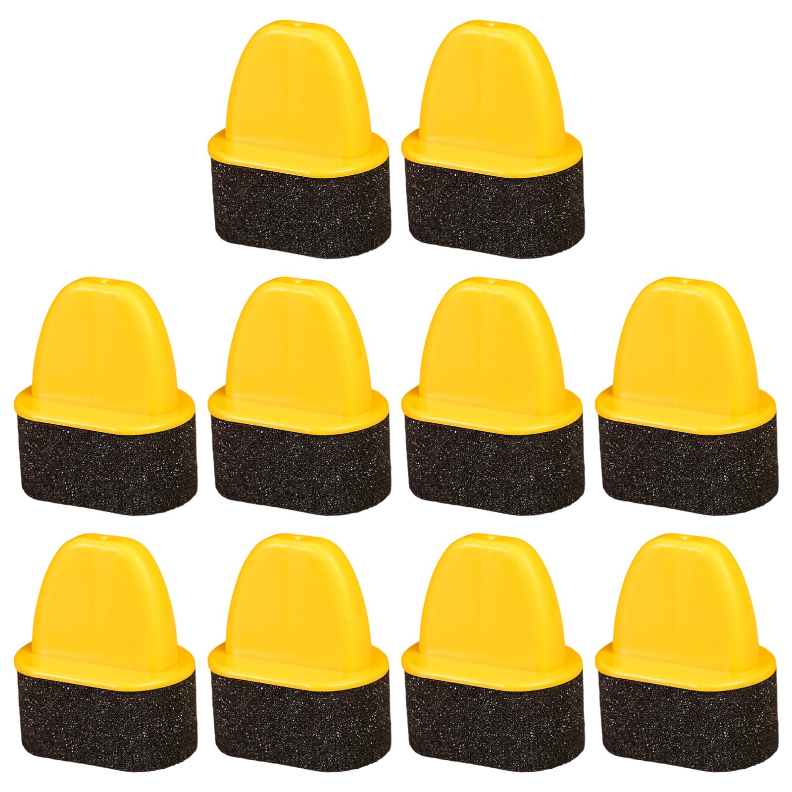 Ldabrye Multicolor 10Pcs Professional Shoe Polish Applicator Brush Multipurpose Shoe Shining Sponge Brush For Footwear Belt Bag Maintenance Sponge Applicator