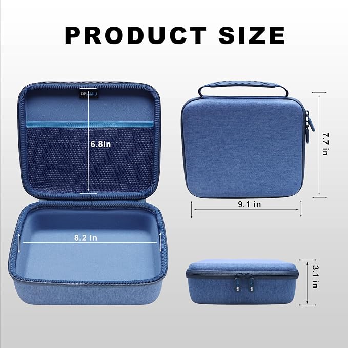 Funda rígida para pistola de masaje TheraGun Relief azul miniatura 3