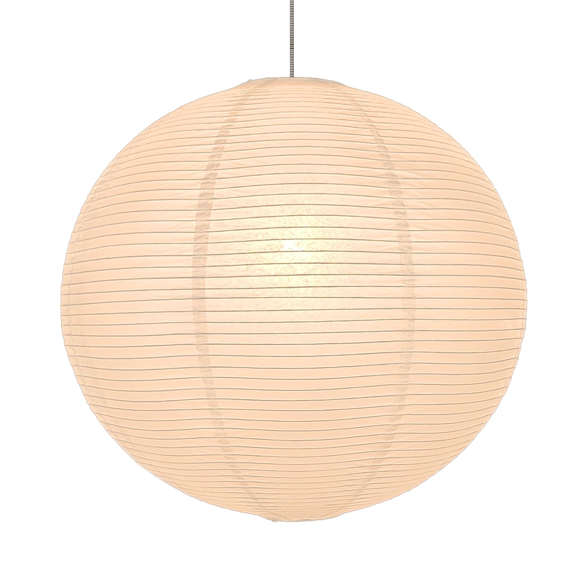 Hytsoeee(21.65Inch) Large Round Paper Lantern Lamp,White Rice Paper Lamp Shade,Chinese Foldable Paper Lantern Lampshade for Home Indoor Living room,Bedroom,Ceiling Decor