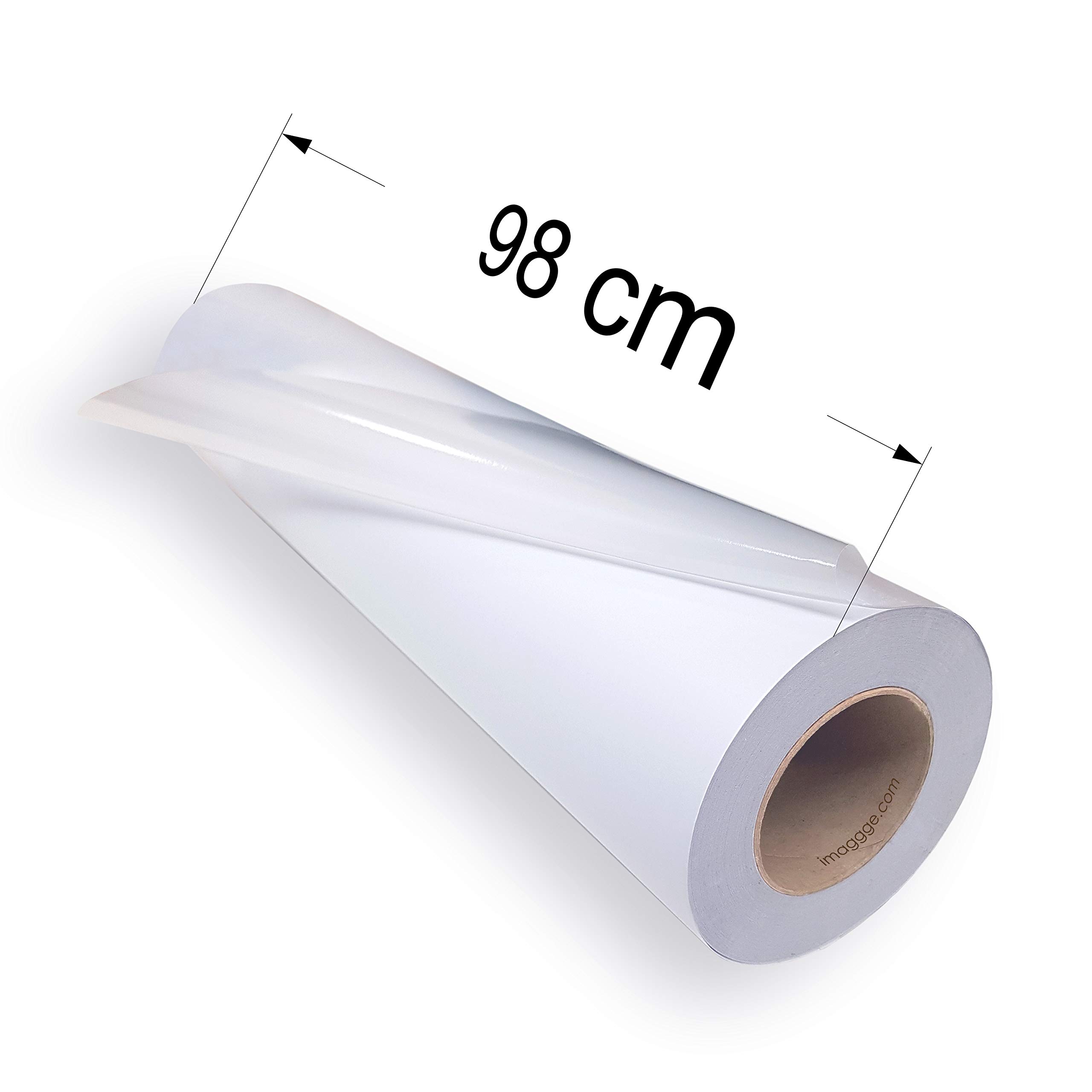 Film occultant Brise-Vue sablé/givré pour vitres et fenêtres (Rouleau de 98 cm sur 1.4 m) + Cutter Offert