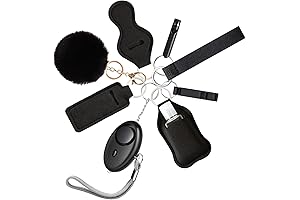 Women's Safety Key Chains Set with Personal Alarm