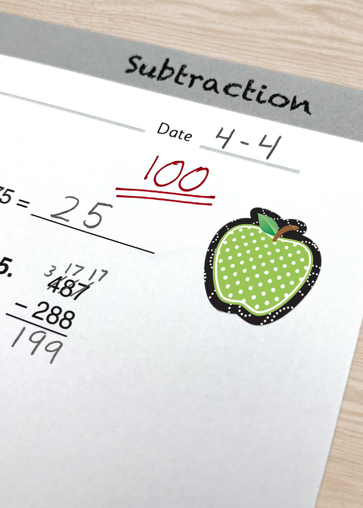Teacher Created Resources Dotty Apples Stickers, 5912
