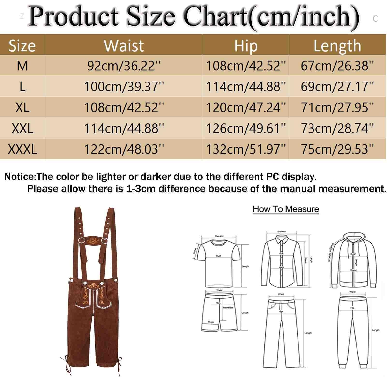 Generisch Trajes étnicos masculinos tradicionales Oktoberfest Peto Mono y sombrero de dos piezas