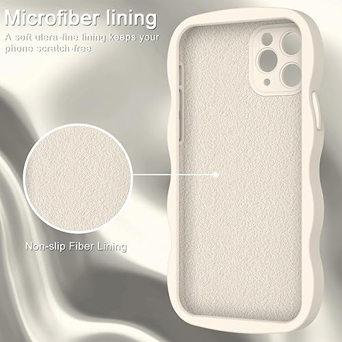 Miniatura 5 de LUMARKE Lvory - Funda de silicona para iPhone 11 Pro con protección de cámara mejorada, diseño de moda para mujeres y niñas, evita resbalones, funda
