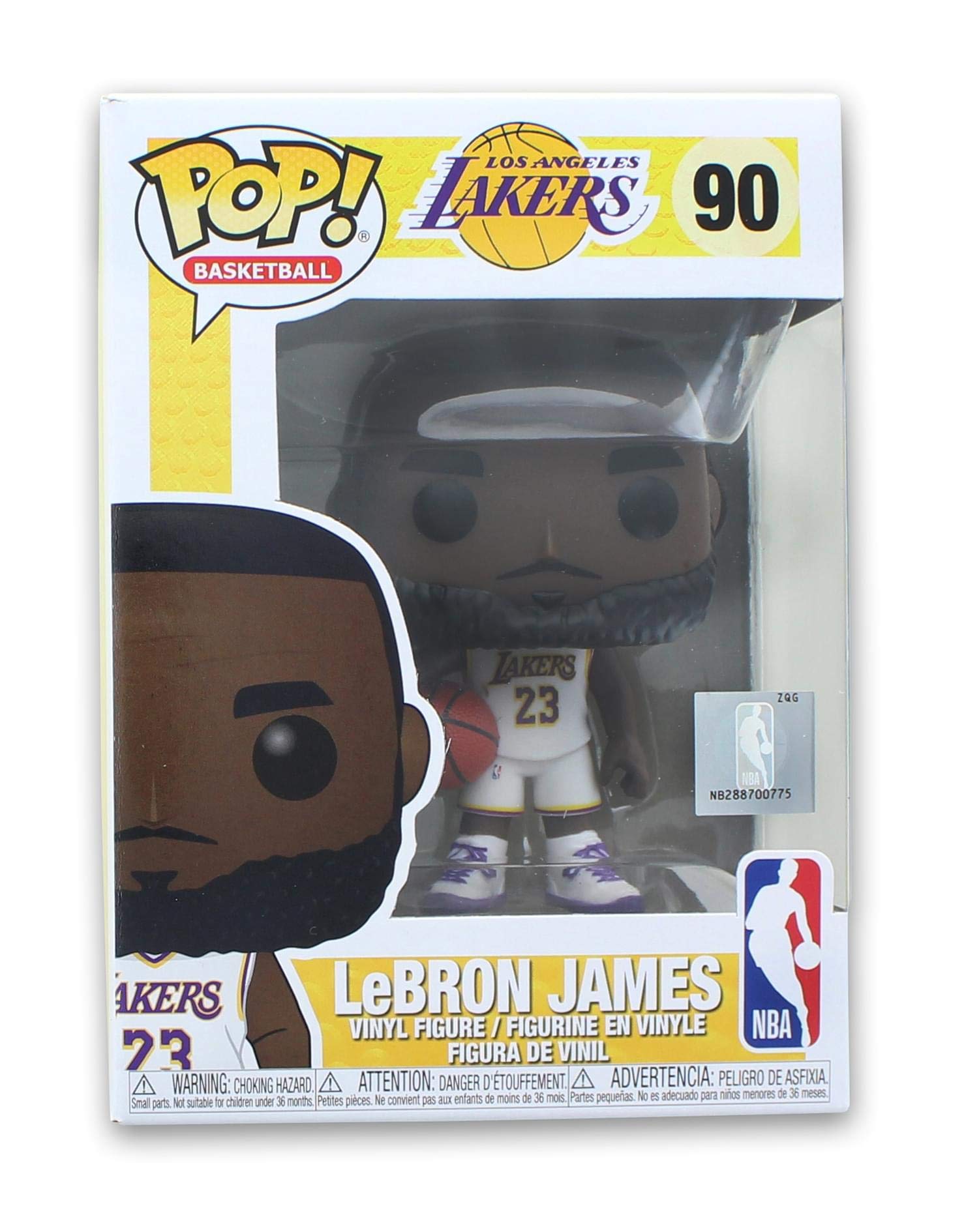 Funko POP NBA: LALakers-LeBronJames(Alternate), Multicolor, us one-Size