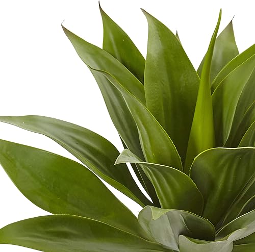 Miniatura 5 de Nearly Natural Planta de agave con tallo de 32 pulgadas