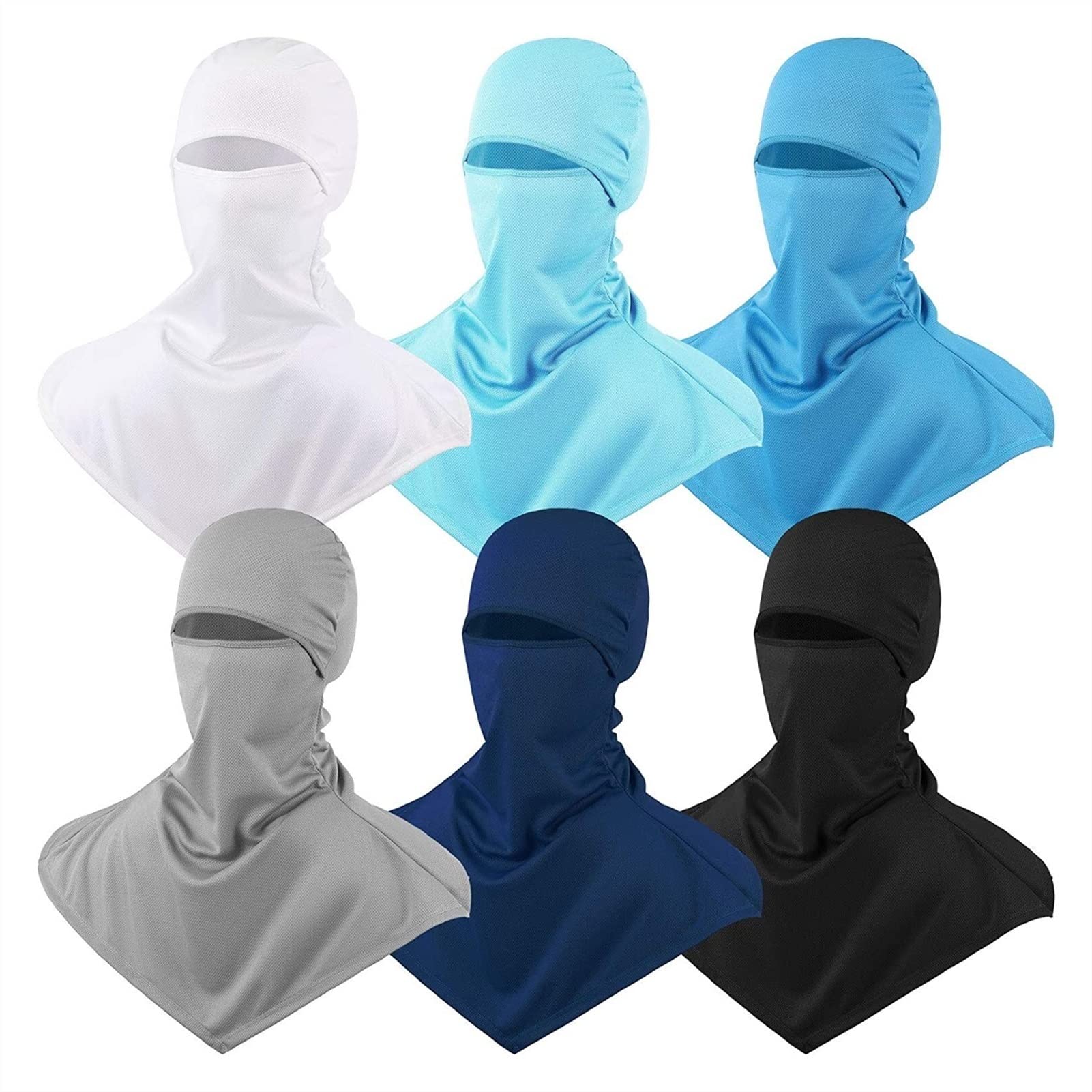 Cagoule Hommes Femmes Femmes Face Masque/UV Protection Couvoirs Longs de Cou Respirant for Le Ski de Ski de pêche à la pêche à la Moto à vélo (Color : K-EF-02, Size : M 56-60cm)