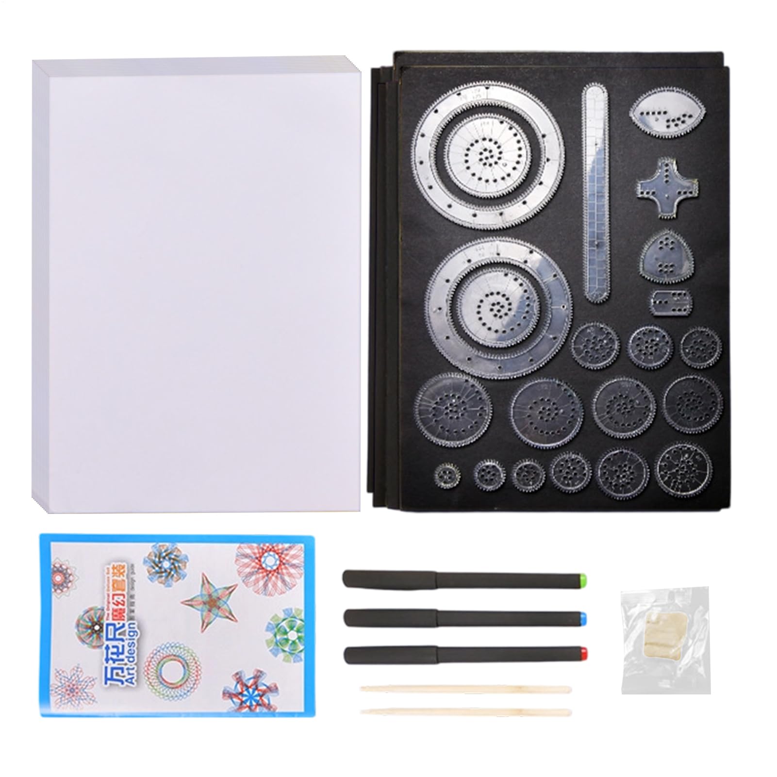 Set dibujo Plantilla manualidades con bolígrafo