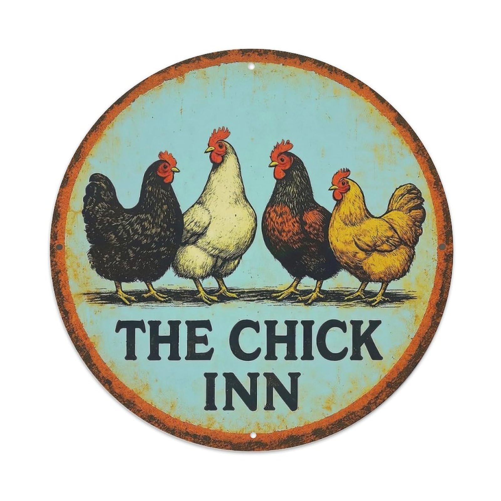 Chick Inn Metal Tin Sign