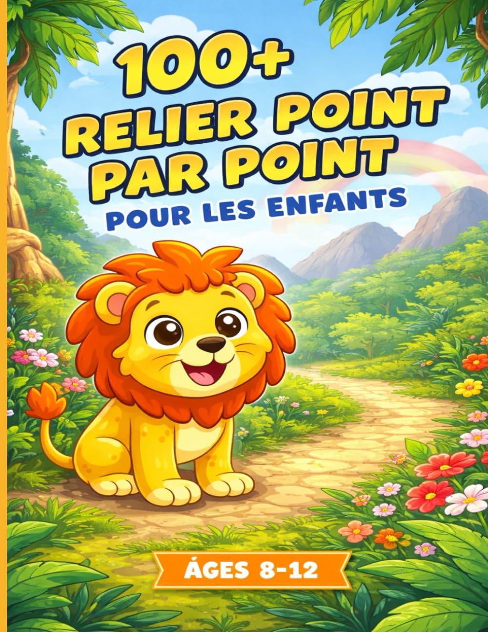 Livre Point Par Point – Dinosaures pour Enfants (8–12ans): Relier les Points, Découvrir et Colorier plus de 100 Scènes Préhistoriques Amusantes Grand Format – Activités Éducatives et Créatives