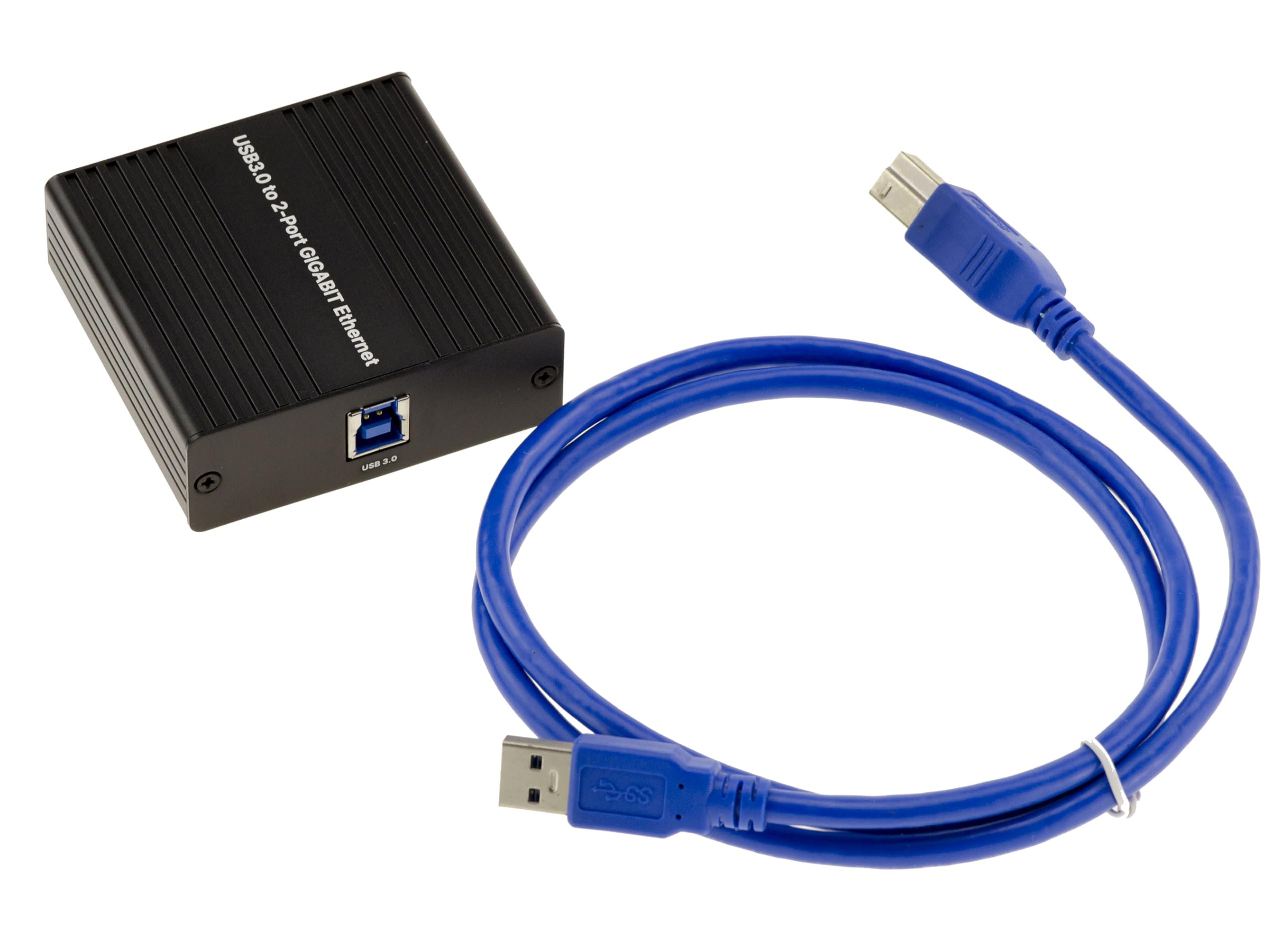 KALEA-INFORMATIQUE Kabel USB 3.0 do 2 portów RJ45 LAN GIGABIT ETHERNET 10 100 1000 z podwójnym chipsetem ASIX AX88179