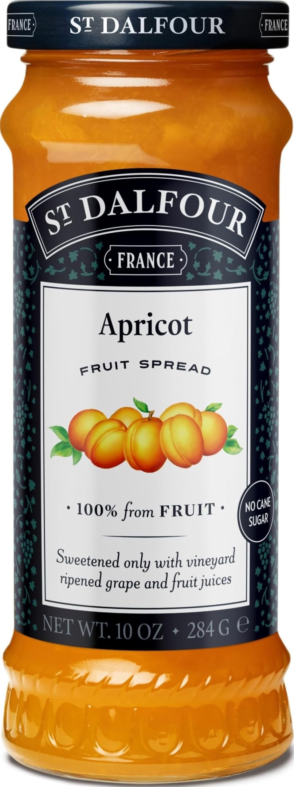 St. Dalfour Apricot / 10 Ounce (Pack of 1) / 6 Jams & Preserves