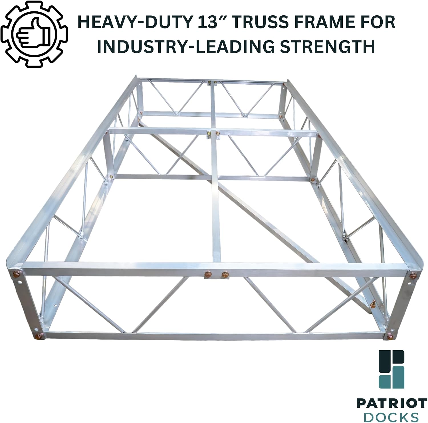 Patriot Docks 16' Straight Roll-in Pipe Dock