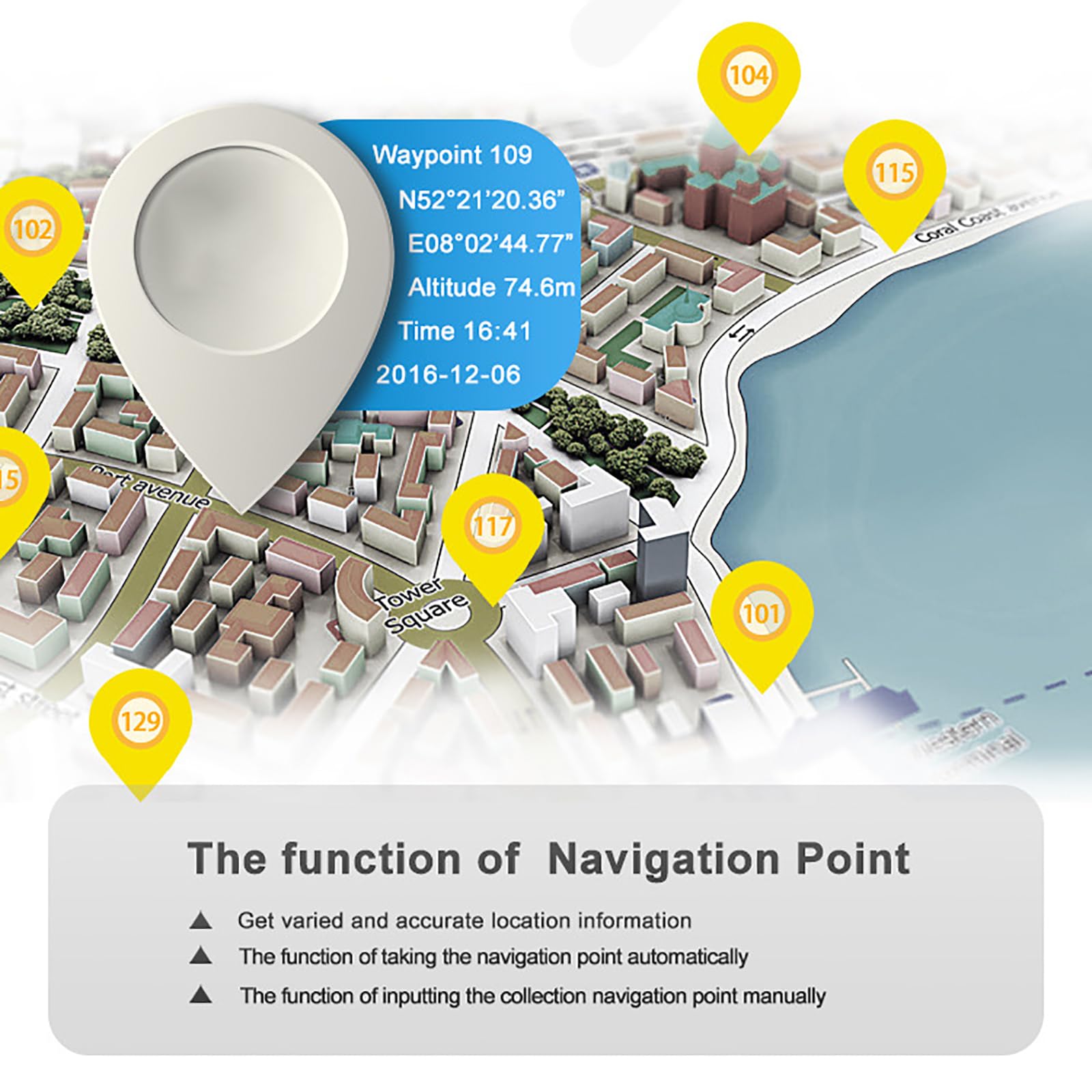 MObyat Localisateur GPS De Latitude Et Longitude, Équipement De Levé GPS Portable, 6 Modèles, Positionnement Et Navigation, Mesure De Surface, Alertes De Déviation, pour Les Levés Topographiques