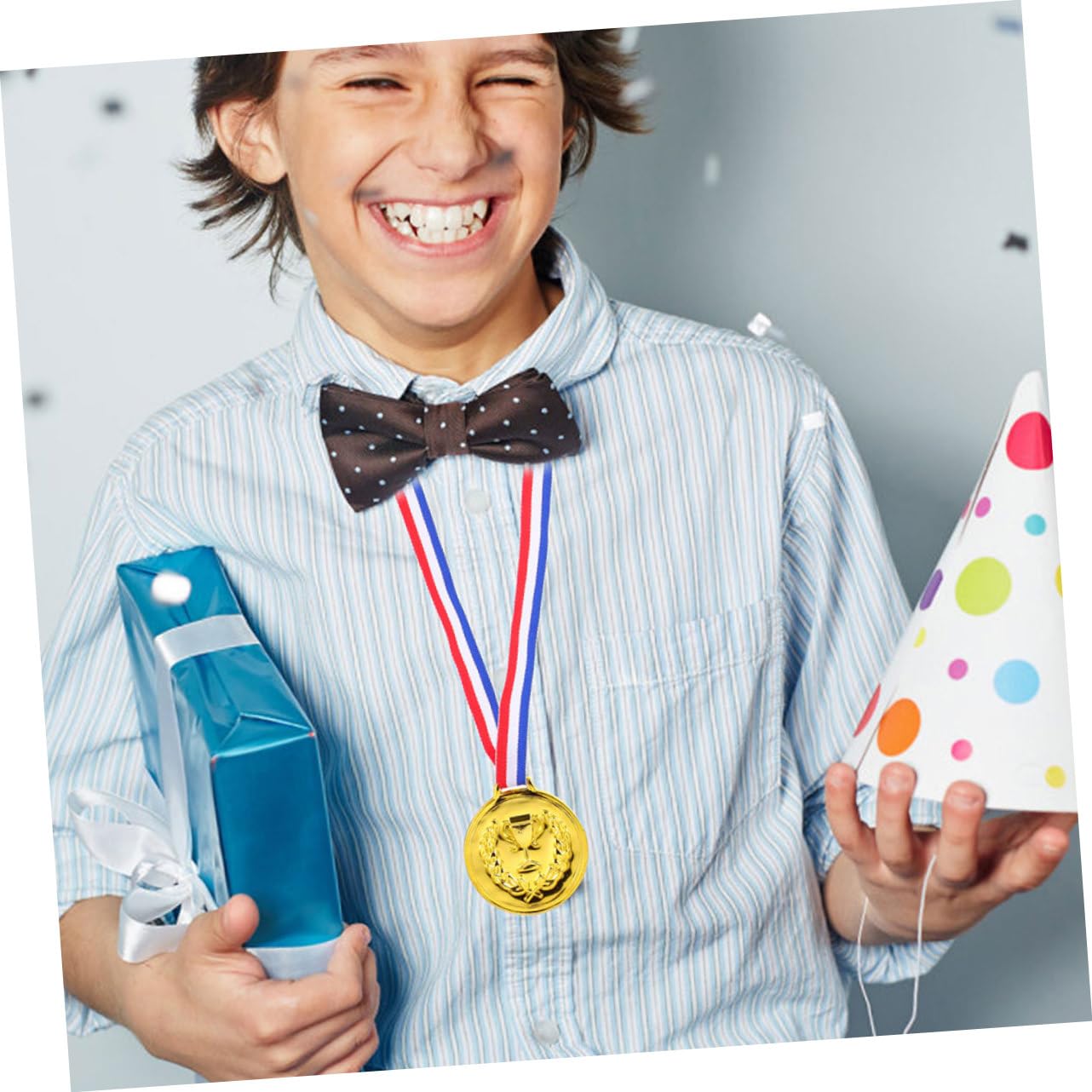 Toyvian Giocattolo Dorata 50 Pezzi in Lega di Zinco per Bambini
