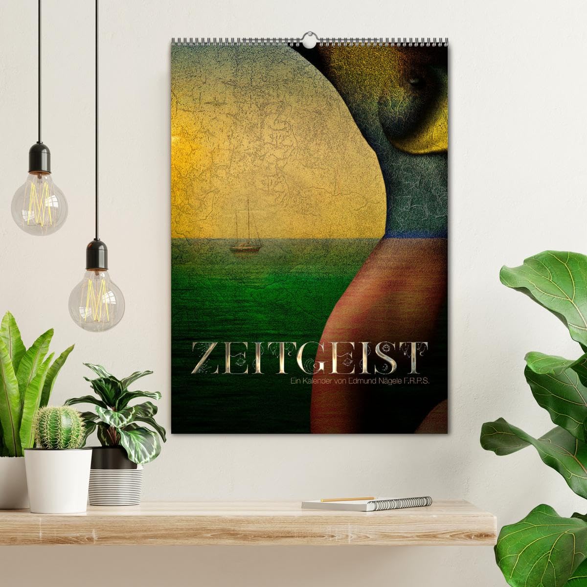 CALVENDO - Zeitgeist (Wandkalender 2027 DIN A2 hoch), Monatskalender: Zeitgenössische digitale Foto Kunst für Heim und Büro