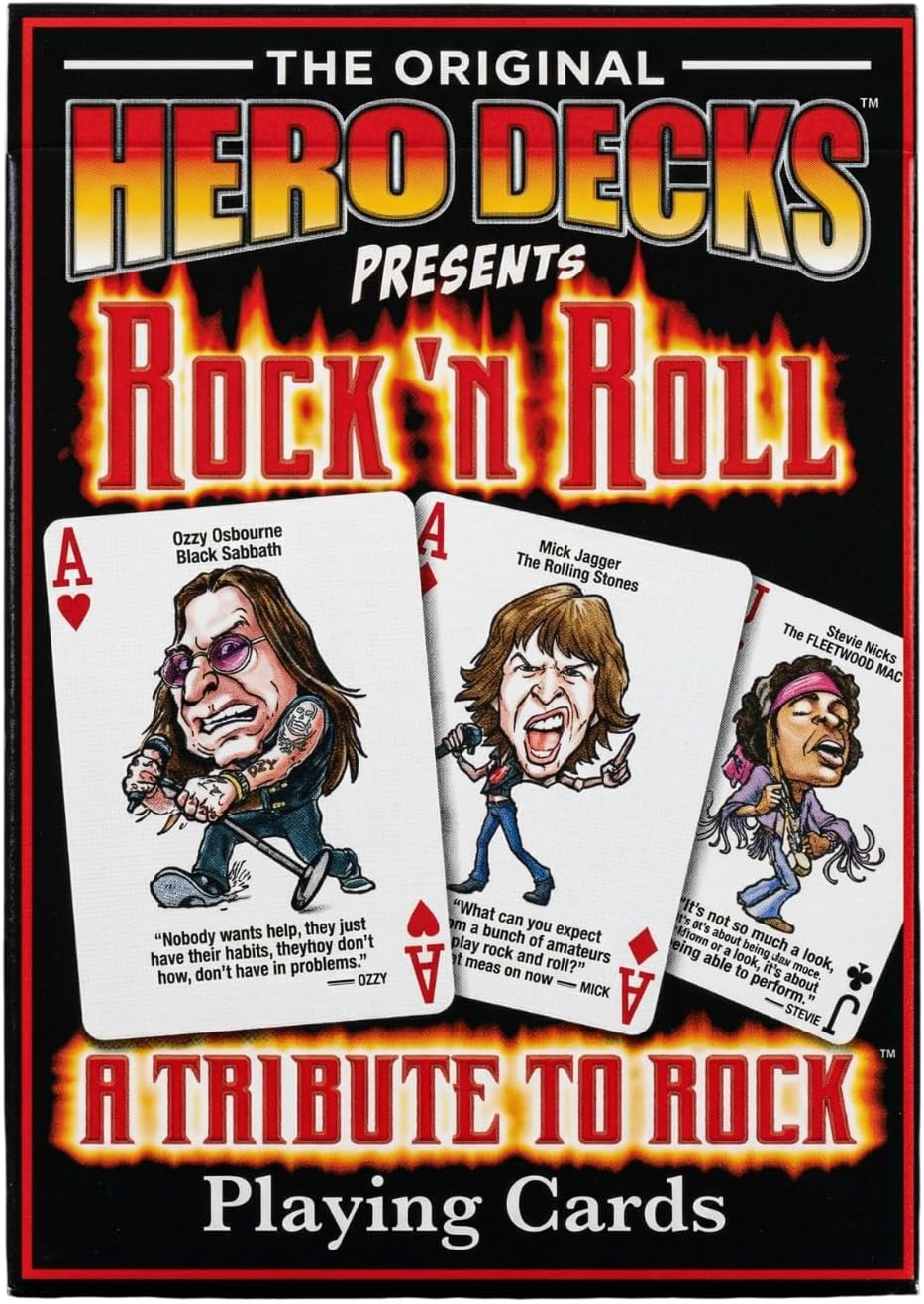 HeroDecks - Heros of Rock 'n Roll - Playing Cards