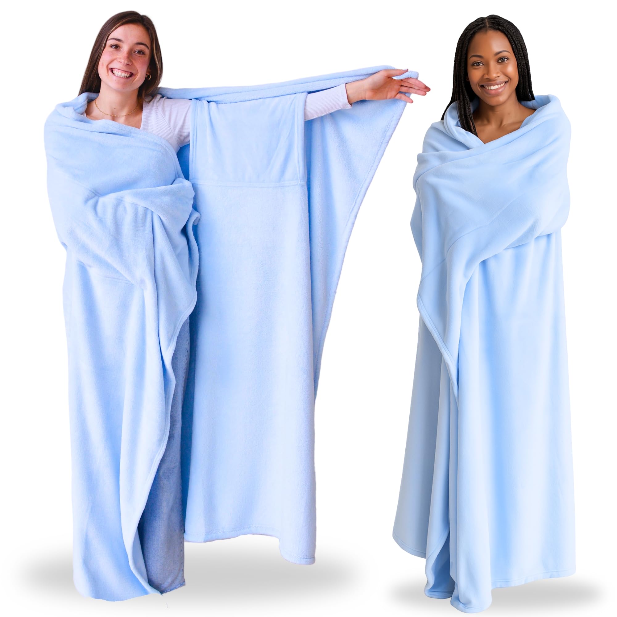 Wearable Blankets for Women, Adult Wearable Blanket Men, Girlfriend Gifts for Women Dorm Room Essentials for Her